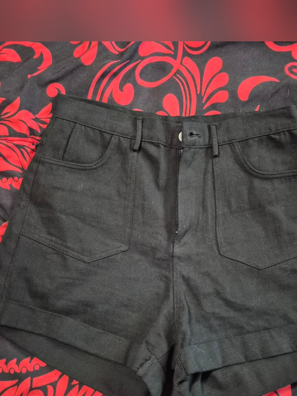 Bluivy Black Demin Shorts (L)